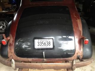 trunk lid w collectors plate